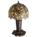 Meyda Lighting 25" Chinese Dragon Table Lamp Glass/Metal in Brown | 25 H x 14.25 W x 14.25 D in | Wayfair 27567
