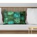 Bungalow Rose Rectangular Pillow Cover & Insert Eco-Fill/Cotton Blend in Green | 12 H x 16 W x 4 D in | Wayfair A0599544F918498282C9805F69BE4622