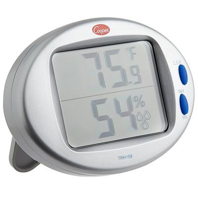 Cooper-Atkins® Mini Rectangular Temp and Humidity Digital Panel Thermometers