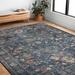 Blue 120 x 0.13 in Area Rug - Lark Manor™ Febbas Power Loom Rug Polyester/Polypropylene | 120 W x 0.13 D in | Wayfair