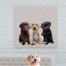 Winston Porter Best Friend Lab Puppies by Cathy Walters - Wrapped Canvas Print Canvas, Wood | 18 H x 18 W x 1.5 D in | Wayfair