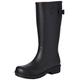 Fitflop Women's Wonderwelly - Tall Rain Boot, All Black, 7 UK