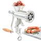 Meat Grinder with Tabletop Clamp- Cast Iron Meat Mincer and Sausage Maker Includes 3 Cutting Disks