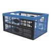 Viso 15x Klappkiste 30 Liter schwarz, 47.5x23.5x35 cm