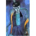 Portrait of mme Matisse 1913 Henri Matisse - Film Movie Poster - Best Print Art Reproduction Quality Wall Decoration Gift - A1Canvas (30/20 inch) - (76/51 cm) - Stretched, Ready to Hang