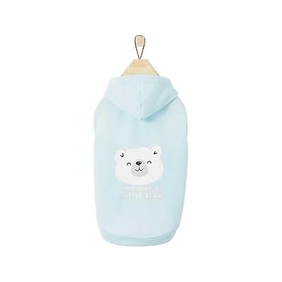 Frisco Mommy's Little Bear Dog & Cat Hoodie, Blue, XX-Large