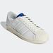 Adidas Shoes | New Adidas Superstar Bt Blue Thread Collection Leather Men's Shoes Sneakers | Color: Cream/White | Size: 9