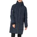 Orolay Women Winter Down Jacket Thickened Quilt Hooded Coat Navy 2XL