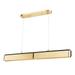 Hudson Valley Lighting Hudson Valley Tribeca 48 Inch 2 Light LED Linear Suspension Light - 2948-AGB/BK