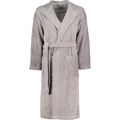 Vossen Bademäntel unisex Kapuze Vegan Life pepplestone - 7470 XL Weiss