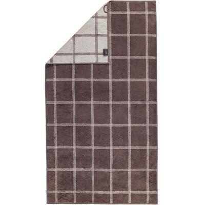 Cawö - Cawö Handtücher Luxury Home Two-Tone Grafik 604 pepper - 37 1 ct Weiss