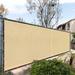 ColourTree 8'H Customize Fence Privacy Screen Windscreen Fabric Cover | 96 H x 684 W x 1 D in | Wayfair ctm8' x 57'beige