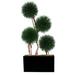 Dalmarko Designs Exclusive Dalmarko Topiary in Metal Planter Metal in Black | 96 H x 40 W x 16 D in | Wayfair dmr556