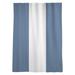 ArtVerse Utah Basketball Striped Sheer Rod Pocket Single Curtain Panel Polyester in Green/Blue/White | 87 H in | Wayfair NBS383-SOCS58
