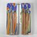 Folk N Funky Floral Semi-Sheer Curtain Panels Polyester | 52 H in | Wayfair WC068-2052