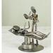 Winston Porter Dhudam Baby is Born Iron Figurine Metal in Gray | 6 H x 6.3 W x 3.9 D in | Wayfair 107106