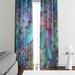 Folk N Funky Geometric Semi-Sheer Curtain Panels Polyester | 61 H in | Wayfair WC036-2061