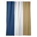 ArtVerse New Orleans Basketball Striped Blackout Rod Pocket Single Curtain Panel Polyester in Green/Blue/White | 87 H in | Wayfair NBS248-SOCB58