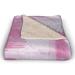 Isabelle & Max™ Claysville Splash Fleece Throw Microfiber/Fleece/Microfiber/Fleece in Indigo/Pink | 60 H x 50 W in | Wayfair