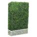 Dalmarko Designs Boxwood Hedge in Planter Wood/Plastic in Brown | 90 H x 40 W x 16 D in | Wayfair dmr1210