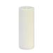 Jeco Inc. Unscented Pillar Candle Plastic/Paraffin in White | 8 H x 3 W x 3 D in | Wayfair CPZ-175