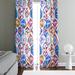 Folk N Funky Geometric Semi-Sheer Curtain Panels Polyester | 61 H in | Wayfair WC106-2061