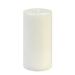 Jeco Inc. Unscented Pillar Candle Plastic/Paraffin in White | 4 H x 3 W x 3 D in | Wayfair CPZ-173_24