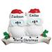 The Holiday Aisle® Owl Couple Hanging Figurine Ornament Plastic in Green/Red | 2.5 H x 3.5 W x 0.5 D in | Wayfair 5EA642863DE648F4A959A83E2F47F5E2