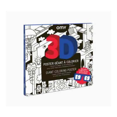 OMY - 3D Coloring Poster - Video Games