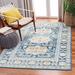 Blue/Navy 53 x 0.59 in Indoor Area Rug - World Menagerie Dockrey Oriental Navy Area Rug | 53 W x 0.59 D in | Wayfair