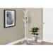 Latitude Run® Bordes Coat Rack, Hall Tree, Free Standing, 8 Hooks, Entryway, 70"H, Bedroom, , Contemporary in White | Wayfair