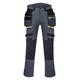 Portwest DX4 Bundhose mit abnehmbaren Holstertaschen, Größe: 42, Farbe: Metal Grau, DX440MGR42