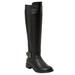 Extra Wide Width Women's The Milan Wide Calf Boot by Comfortview in Black (Size 10 WW)