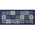 Home Life Kitchen Rug | Non Slip Mat for Kitchen | 55x140 Made in Italy | Modern Floor Mat | Long Runner Rug 2 Kitchen Mat Non Slip Washable [55X140, Blue]