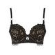 Ann Summers Women Fiercely Sexy Non Padded Bra Floral Lace Lingerie Black 38E