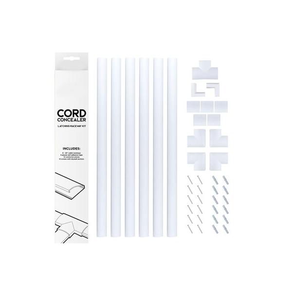 hastings-home-cord-concealer-system-covers-cable,-stainless-steel-in-white-|-1.7-h-x-25-w-x-3.15-d-in-|-wayfair-83-sccc1003/