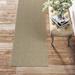 Brown/White 27 x 0.16 in Area Rug - Kelly Clarkson Home Cassie Indoor/Outdoor Area Rug in Brown, Wicker | 27 W x 0.16 D in | Wayfair