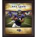 Ray Lewis Baltimore Ravens Framed 15" x 17" Hall of Fame Career Profile