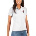 Women's Antigua White Miami Heat Legacy Pique Polo