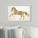 Art Remedy Farm Animals Gold Wild & Free Horses - Graphic Art Print on Canvas in Black | 30 H x 45 W x 1.5 D in | Wayfair 14148_45x30_CANV_WFL