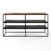 17 Stories Timmy TV Stand for TVs up to 78" Wood/Metal in Brown | 21.65 H in | Wayfair 0D51394AD47B461BB171228731DB0DCF