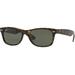 Ray-Ban RB2132 New Wayfarer Sunglasses 52mm Tortoise Frm Green Crystal Lens Polrizd 902-58-5218