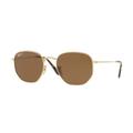 Ray-Ban RB3548N Sunglasses 001/57-54 - Gold Frame Polar Brown Lenses