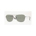 Ray-Ban Caravan Sunglasses RB3136 004-5815 - Gunmetal Crystal Green