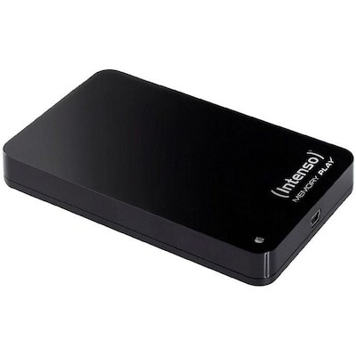 Intenso Memory Play 1TB USB3.0 2,5Zoll Schwarz - inkl. Wandhalterung Image
