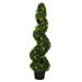 Vickerman 657973 - 3' Boxwood Spiral in Pot UV 50WW LED (TP170436LED) Home Office Topiaries