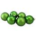 Northlight Seasonal Glass Ball Christmas Ornament Glass in Green | 6.25 H x 4 W x 4 D in | Wayfair 32627448