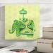 World Menagerie Jeweled Elephant IV by Farida Zaman - Graphic Art on Canvas in Green | 12 H x 12 W x 1.25 D in | Wayfair