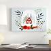 The Holiday Aisle® 'Snow Globe Village Collection A' by Victoria Barnes - Wrapped Canvas Graphic Art Print Canvas in Green/Red | Wayfair