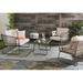 Winston Porter Deepmala Outdoor Ottoman w/ Cushion Metal in Gray | 19 H x 17 W x 17 D in | Wayfair C96DEA53FA054CCEB5141677CC44786D